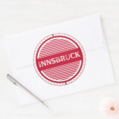 Innsbruck City Pride Emblem – Austrian Identity ラウンドシール (封筒)