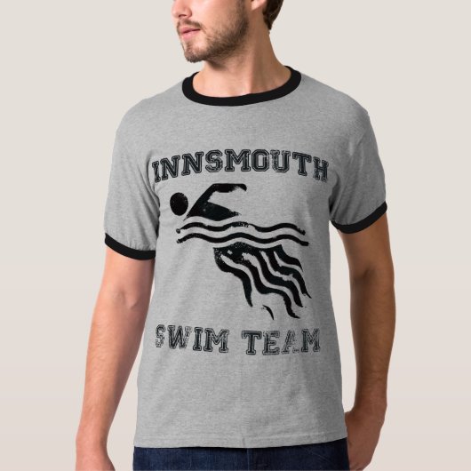 Innsmouthの水泳チームティー-軽い動揺して Tシャツ (正面)