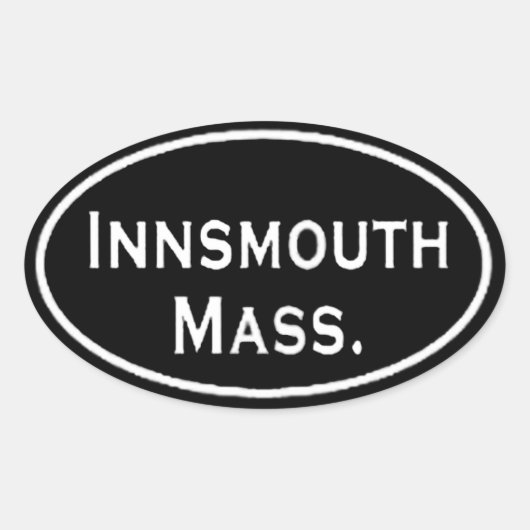 Innsmouth Mass. 楕円形シール (正面)