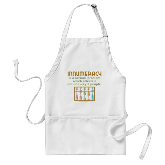 Innumeracy スタンダードエプロン (正面)