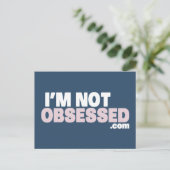 INO .comのピンクか白 ポストカード (スタンド正面)