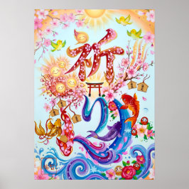 Inori: Elegant Calligraphy  Art260010116 ポスター