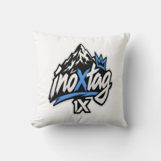 Inoxtag マウンテン アドベンチャー ステッカー - デザイン クッション