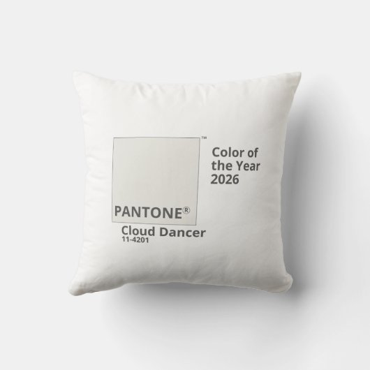 Inpiration pantone 2026 クッション (裏面)