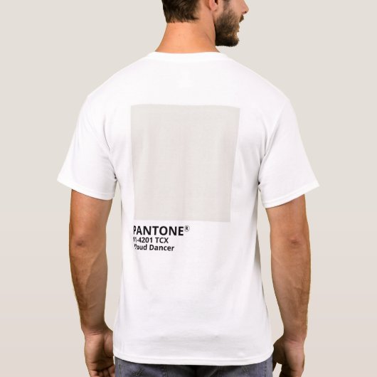 Inpiration pantone 2026 tシャツ (裏面)