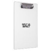Input vs. Impact Professional Clipboard クリップボード (右)