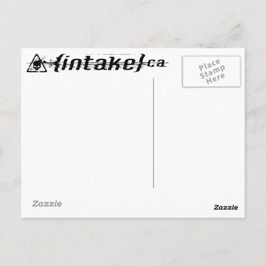 {inquake}caポストカード ポストカード (裏面)