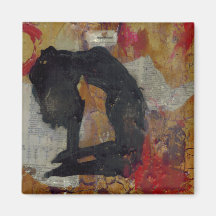 Inquisional Yoga Girl – スクエアマグネット