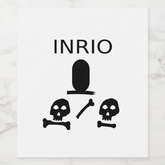 INRI0 ワインラベル (シングルラベル)