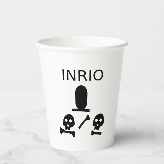 INRI0 紙コップ (正面)