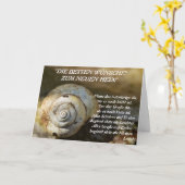 Ins neue Heim Gruß Karte カード (黄色い花)