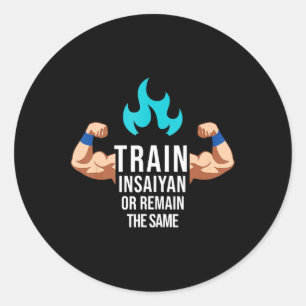 Insaiyanをトレーニングするか、同じAnime Gym Bodybuのままにする ラウンドシール