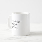 Insanely Great Thoughts & Ideas コーヒーマグカップ (正面左)
