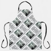 Insanity In Individuals Something Rare Nietzsche エプロン (正面)