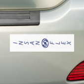 Insanoflexの垂直 バンパーステッカー (車上)