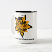 .insatiable. 賭博15のoz。 マグ (正面左)