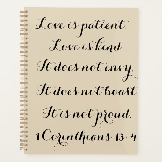 Inscribed Planner プランナー手帳 (正面)