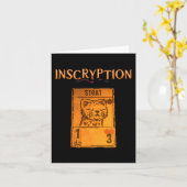 Inscription サイコロジカル Stoad カードゲーム ハロウィーン カード (黄色い花)