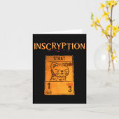 Inscription サイコロジカル Stoad カードゲーム ハロウィーン カード (黄色い花)