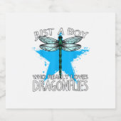 Insect Entomologist Just A Boy Who Really Loves Dr スパークリングワインラベル (シングルラベル)