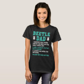 Insect  Entomology Future Entomologist Beetle Dad Tシャツ (正面フル)