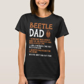 Insect  Entomology Future Entomologist Beetle Dad Tシャツ (正面)