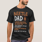 Insect  Entomology Future Entomologist Beetle Dad Tシャツ (正面)