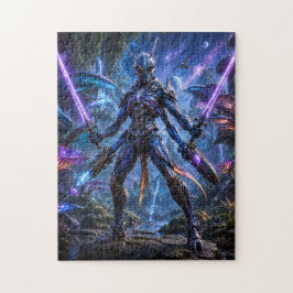 Insectoid Alien Warrior Puzzle ジグソーパズル