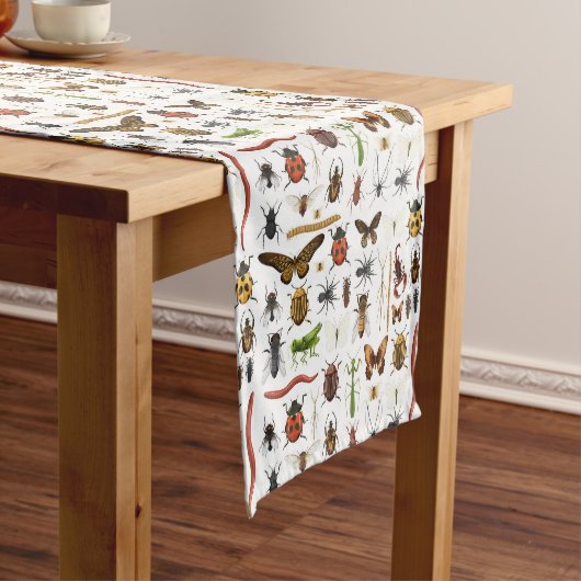Insects Bugs Table Runner ショートテーブルランナー (インサイチュ)