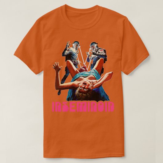 Inseminoid Cult Classic Horror Fan Art Tシャツ (デザイン正面)