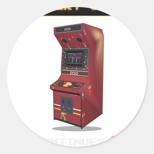 Insert Coin - Arcadius ステッカー (正面)