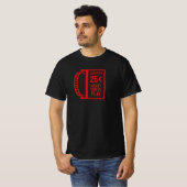 Insert Coin To Play Retro Arcade Gamer Tシャツ (正面フル)