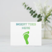 Insert Toes Here ポストカード (スタンド正面)
