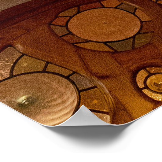 Inside Casa Battlo in Barcelona ポスター (角)