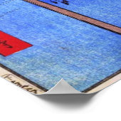 Inside Kameido Tenjin Shrine (亀戸天神境内) ポスター (角)