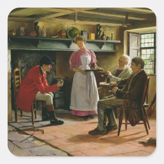 Inside the Lygon Arms,ブロードウェイ, 1896 スクエアシール (正面)
