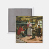 Inside the Lygon Arms,ブロードウェイ, 1896 マグネット (正面/裏面)