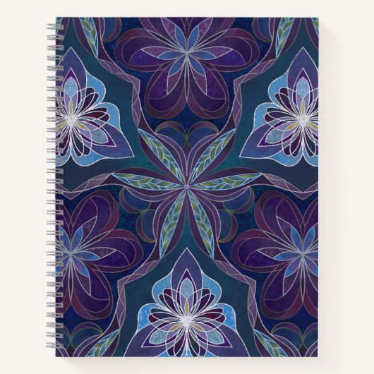 "Inside the Magnolia Mirror" Spiral Notebook ノートブック (正面)