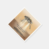 InSightの火星 スタンダードカクテルナプキン (角)