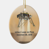 InSightの火星 セラミックオーナメント (右)