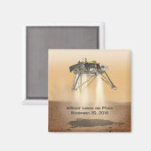 InSightの火星 マグネット (正面/裏面)