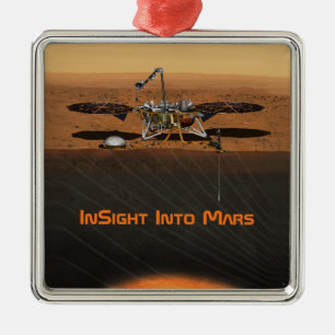 InSight火星着陸任務 メタルオーナメント