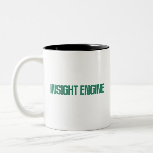 Insight Engine | データ探索とインテリジェンス ツートーンマグカップ (左)