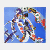 Insignia艦隊 フリースブランケット (正面(横))