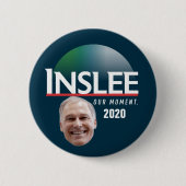 Inslee 2020年 缶バッジ (正面)