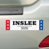 INSLEE 2020 バンパーステッカー (車上)