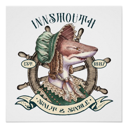 Insmouth Salt & Sable – シャークレディ ポスター (正面)