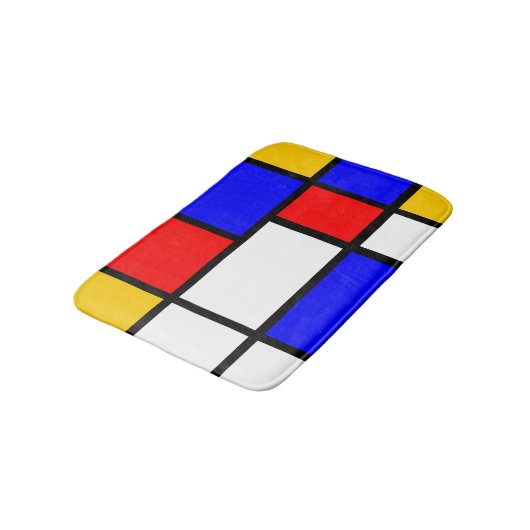 Inspiration Mondrian バスマット (アングル)