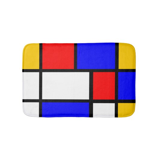 Inspiration Mondrian バスマット (正面)