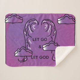 Inspiration Pillow Purple シェルパブランケット